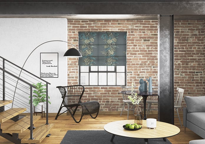 Monkeying Around, Mineral - Twist&Fit Roman Blind - Image 5